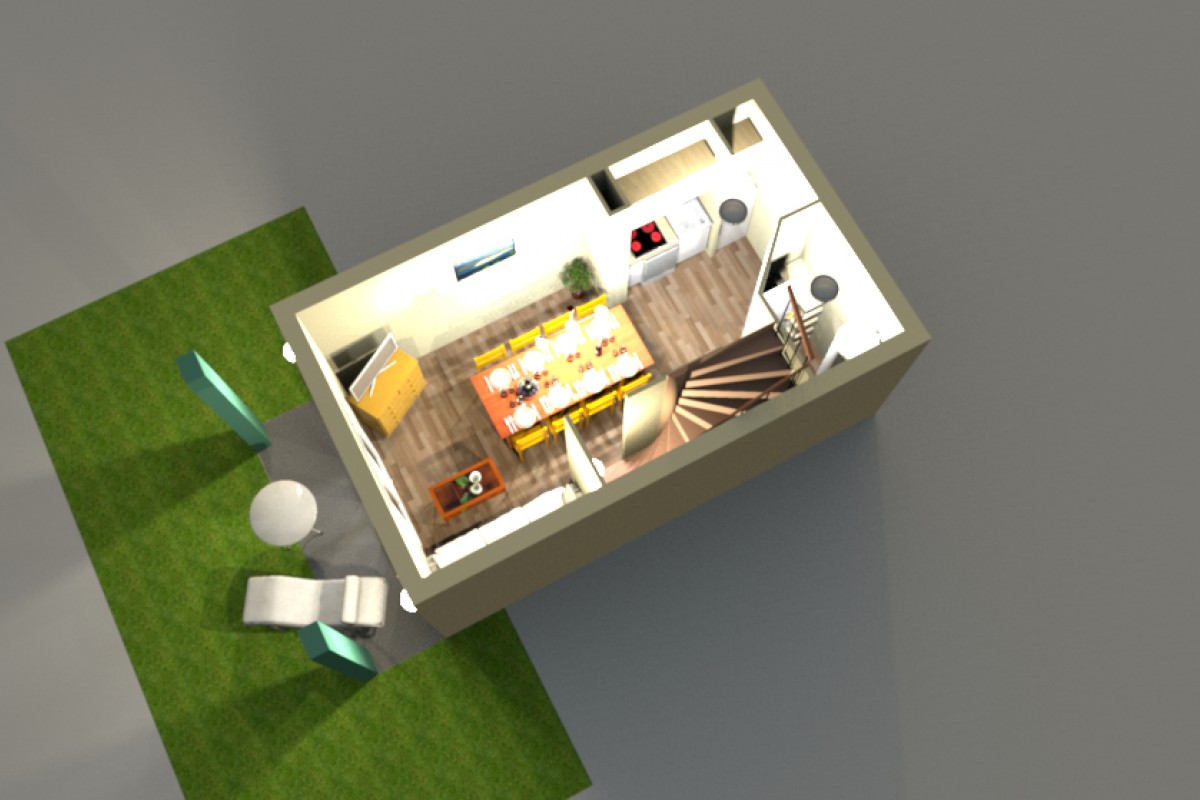 Appart J06-rez de jardin